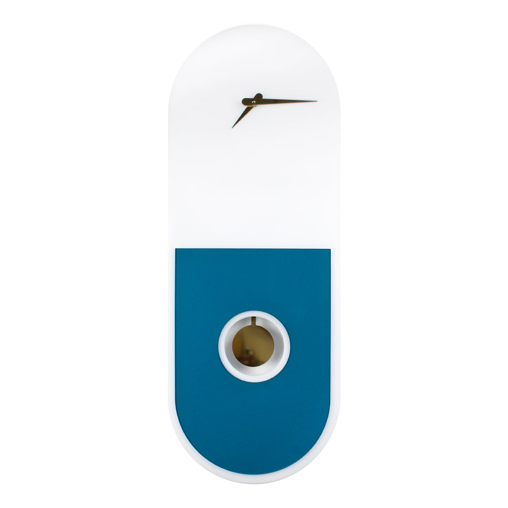 Design Pendulum Clock “Corfu” made of polycarbonate "