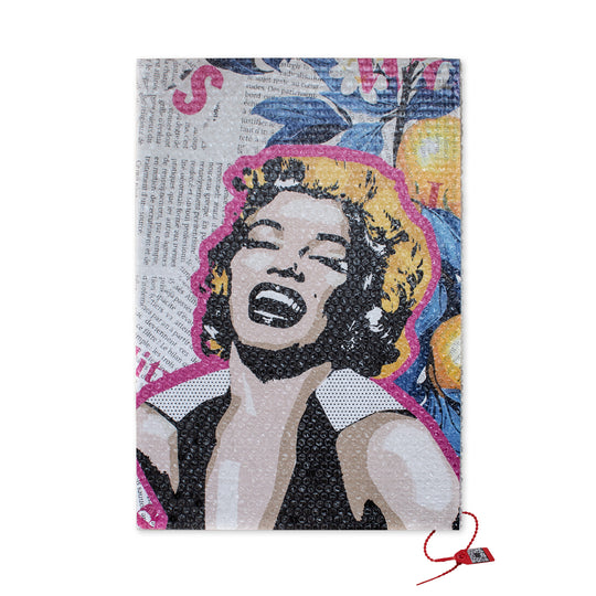 Dipinto con pluriball "Marylin"